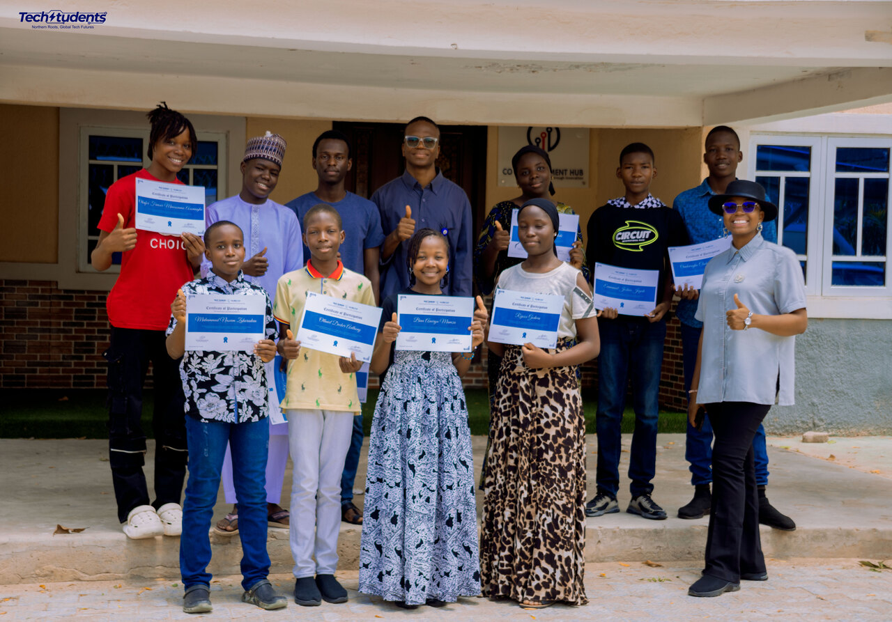 TechStudents Final Group Photo - Celebrating achievements